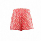 Памучни къси панталони за момиче розови Benetton 131294 2
