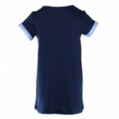 Памучна тениска за момче синя Benetton 131352 2