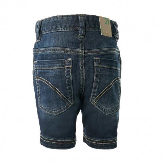 Къс дънков панталон за момче син Benetton 131537 2