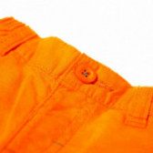 Къси панталони за бебе оранжеви Benetton 131623 3