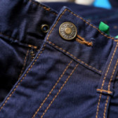 Маркови дълги панталони за момче, сини Benetton 131653 3