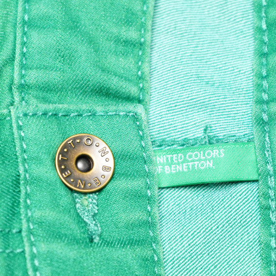 Панталони за момче зелени Benetton 131827 3