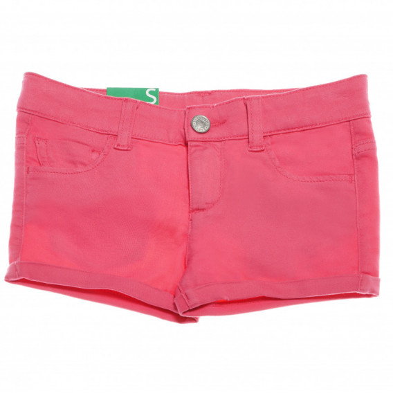 Къси панталони за момиче, розови Benetton 131851 