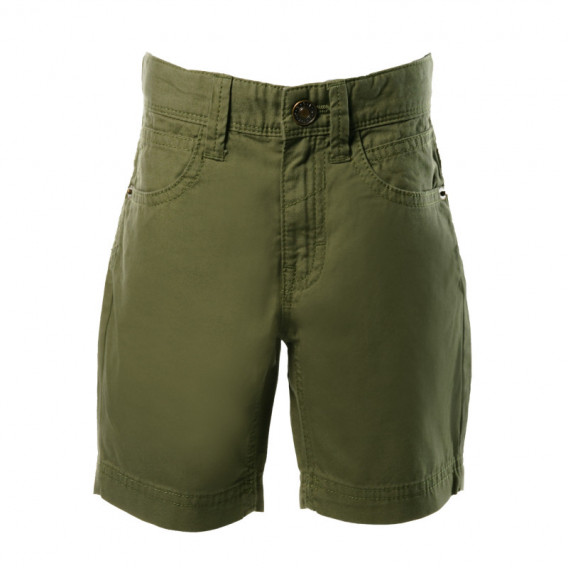Памучни къси панталони за момче зелени Benetton 131869 