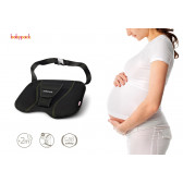 Предпазна черна подложка за колан за бременни жени  BABYPACK 13187 3
