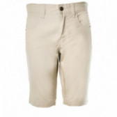 Памучни панталони за момче бежови Benetton 131873 