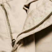 Памучни панталони за момче бежови Benetton 131874 2