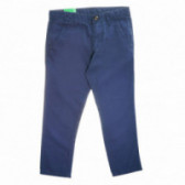 Памучни панталони за момче сини Benetton 131895 