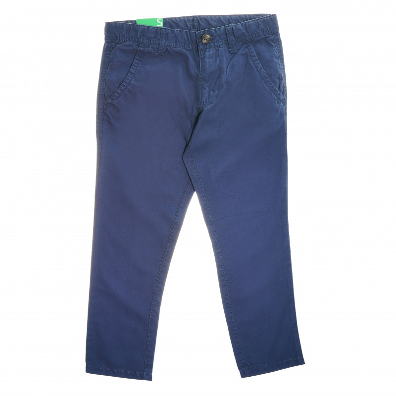 Памучни панталони за момче сини  131895