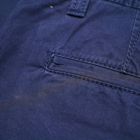 Памучни панталони за момче сини Benetton 131899 5