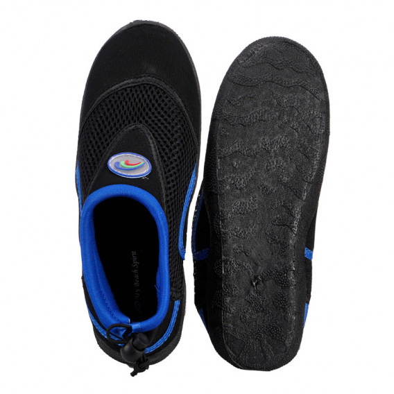 Аква обувки за момче, черни със сини орнаменти Beach Spirit 132039 3