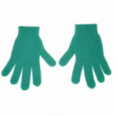 Плетени вълненеи ръкавици за момче зелени Benetton 132292 