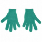 Плетени вълненеи ръкавици за момче зелени Benetton 132293 2