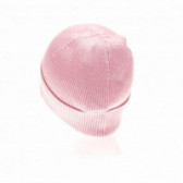 Памучна шапка за момиче розова Benetton 132352 2