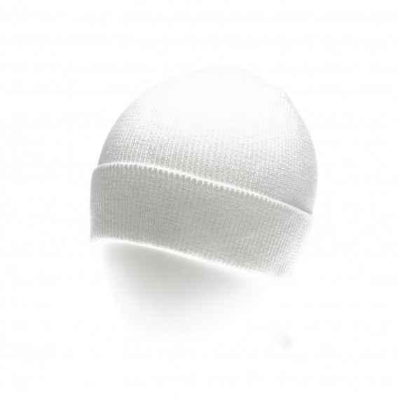Памучна шапка бяла Benetton 132353 