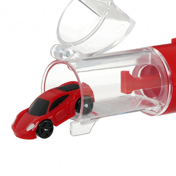 Комплект за игра, изстрелвачка с количка Ferrari № 7 Bburago 132832 3