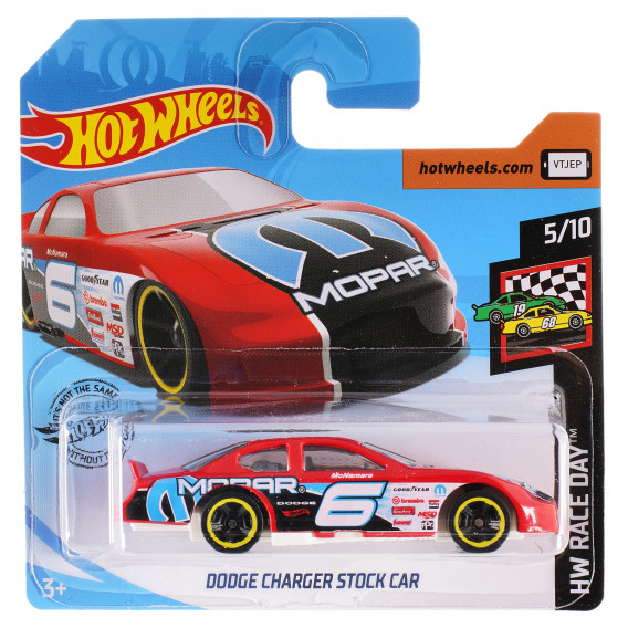 Mетална количка Dodge Charger Stock car Hot Wheels 132868 