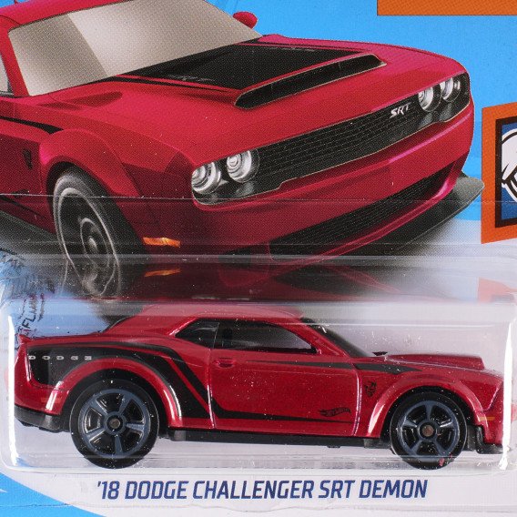 Mетална количка Dodge Challenger SRT Demon Hot Wheels 132885 2
