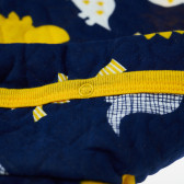 Комплект за бебе момче от 5 части в жълто и синьо на динозаври LILY AND JACK 13319 6
