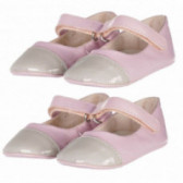 Обувки тип балерини за бебе за момиче, розови Benetton 135427 2