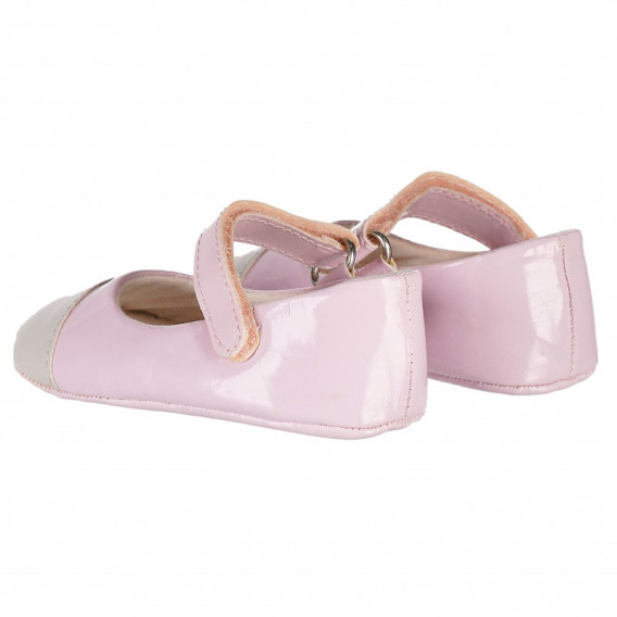 Обувки тип балерини за бебе за момиче, розови Benetton 135428 3