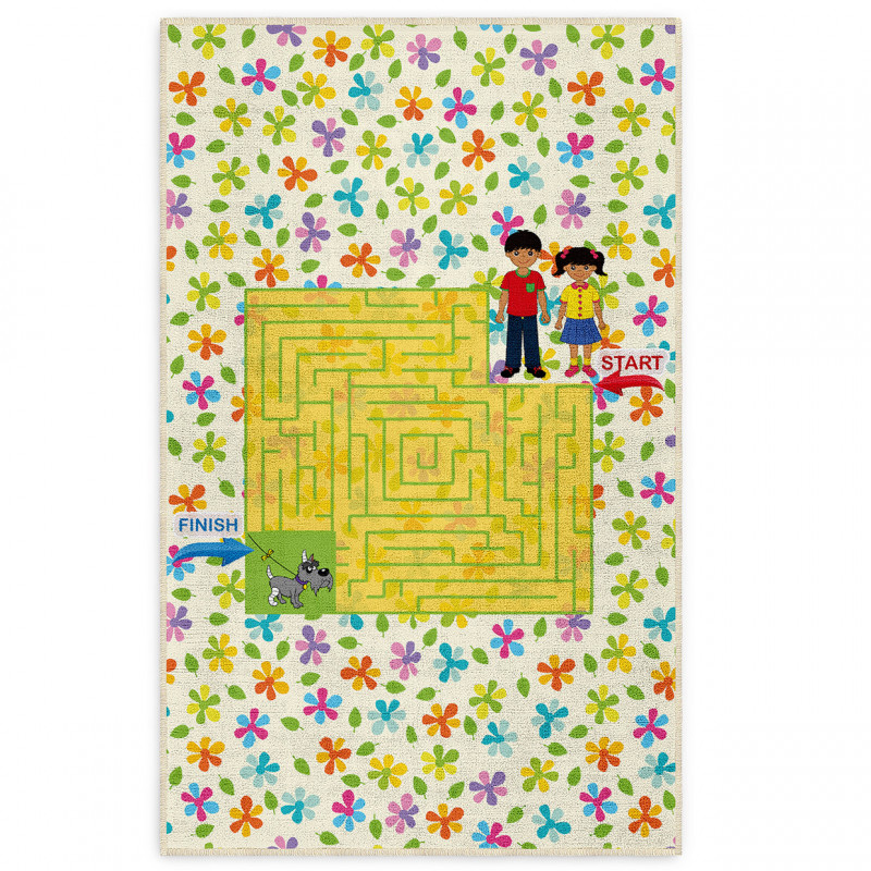 Дигитално напечатан килим - Play  1357