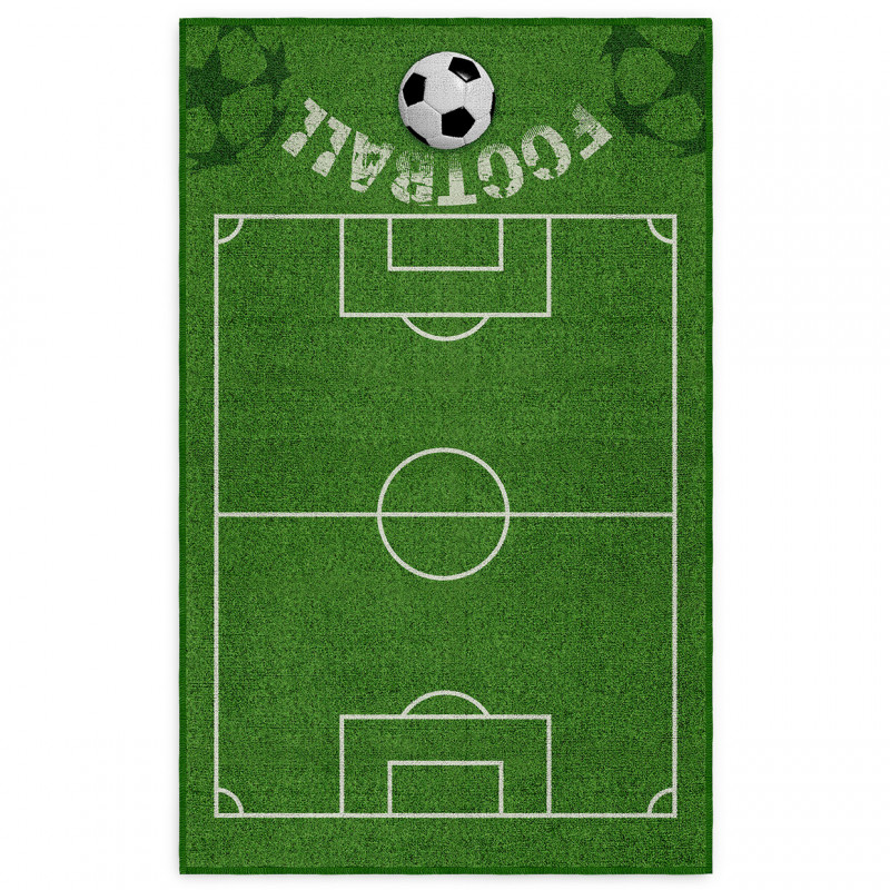 Дигитално напечатан килим - Football  1358