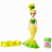 Кукла - русалка dreamtopia, с жълта опашка Barbie 136576 2