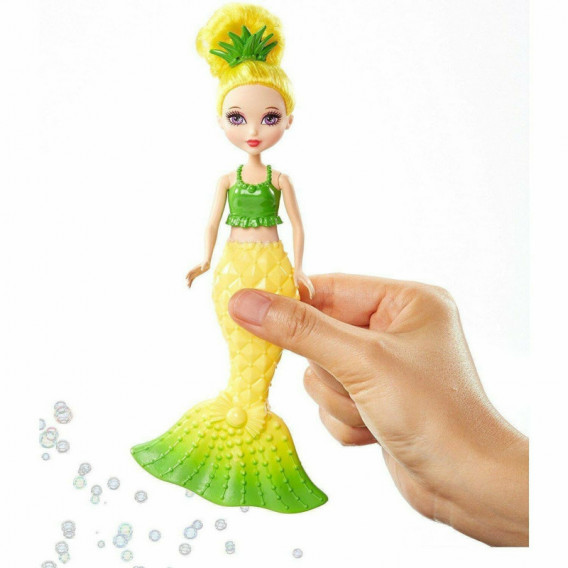 Кукла - русалка dreamtopia, с жълта опашка Barbie 136577 3