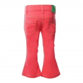 Панталони коралови за момиче Benetton 136598 2