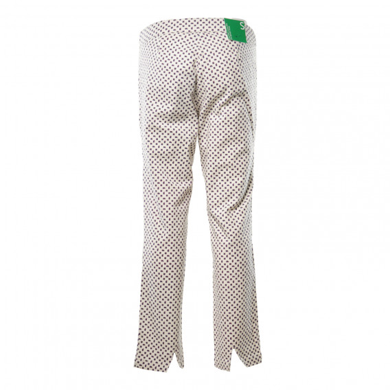 Панталони за момиче бели Benetton 136617 2