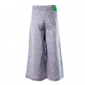 Памучни панталони за момиче многоцветни Benetton 136655 2