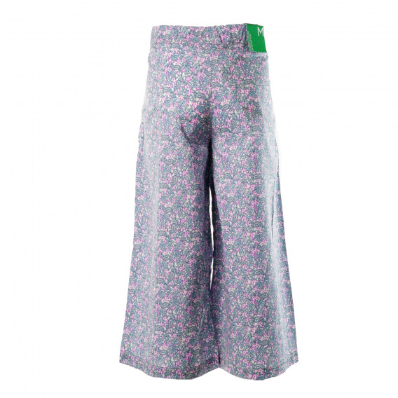 Памучни панталони за момиче многоцветни Benetton 136655 2