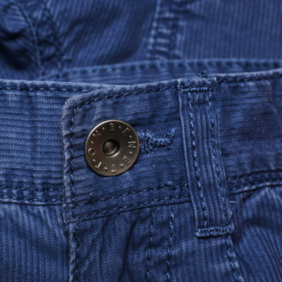 Памучни къси панталони за момче сини Benetton 136669 3