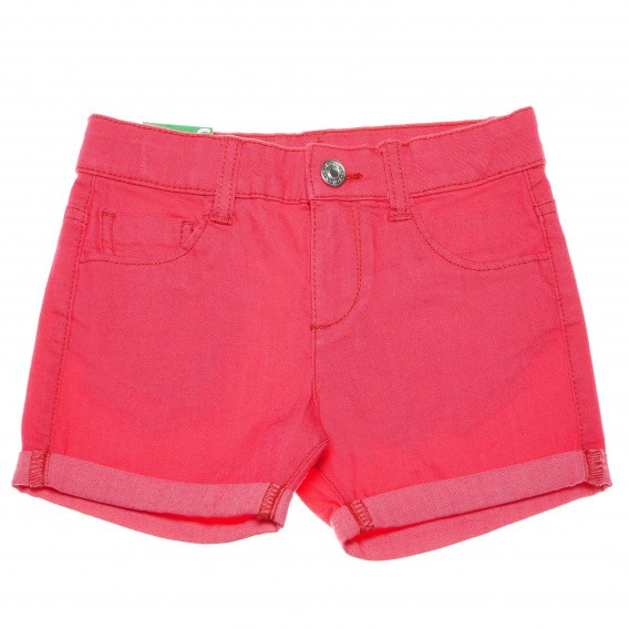 Къси панталони за момиче розови Benetton 136693 