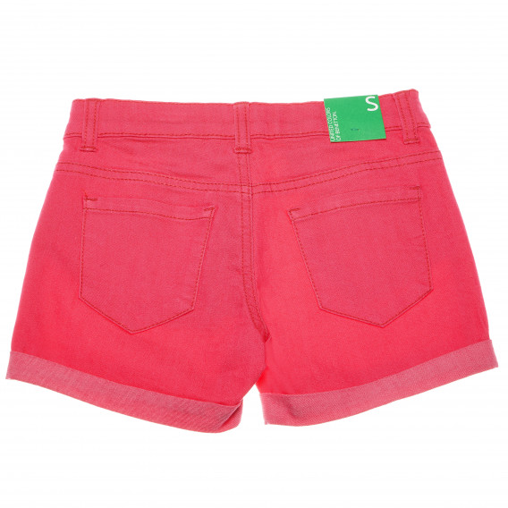 Къси панталони за момиче розови Benetton 136694 2