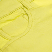 Къси панталони за момиче жълти Benetton 136700 3