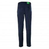 Памучни панталони за момче сини Benetton 136703 2
