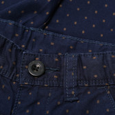 Памучни панталони за момче сини Benetton 136719 3
