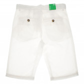 Къси панталони за момче бели Benetton 136721 2