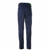 Памучни панталони за момче сини Benetton 136824 2