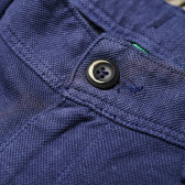 Памучни панталони за момче сини Benetton 136825 3