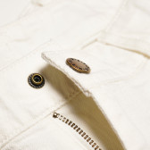 Къси панталони за момиче бели Benetton 136828 3