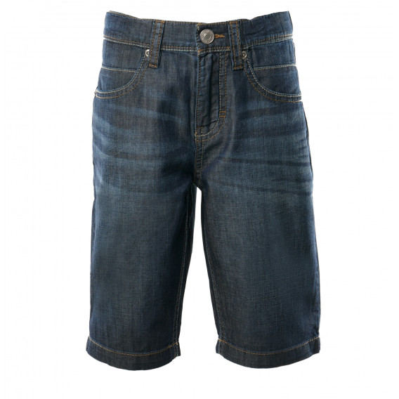 Къси панталони от деним за момче сини Benetton 136846 