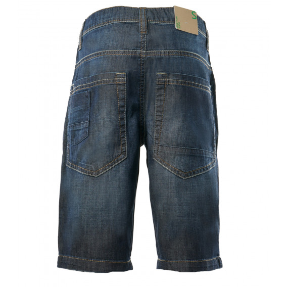 Къси панталони от деним за момче сини Benetton 136847 2