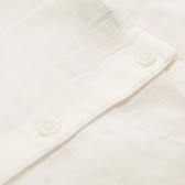 Памучна блуза без ръкав за момиче бяла Benetton 136937 3