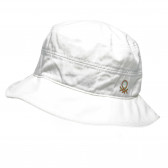 Памучна шапка бяла Benetton 136998 