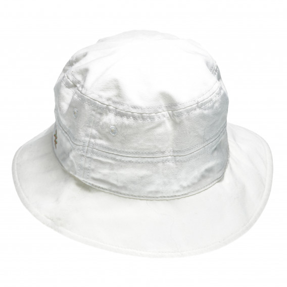 Памучна шапка бяла Benetton 136999 2