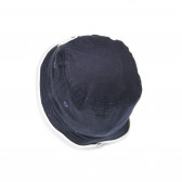 Памучна шапка за момче синя Benetton 137001 2