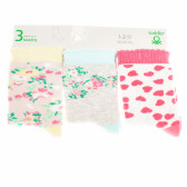 Комплект чорапи за момиче розови Benetton 137006 